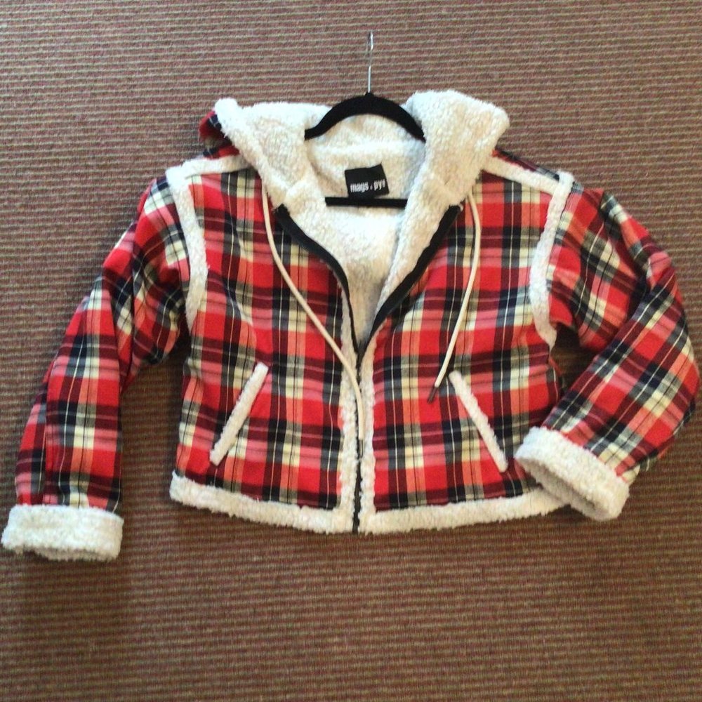 Mags and Pye LF plaid jacket size XS